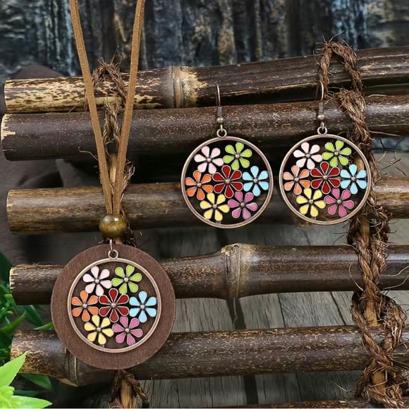 Jewelry - BoHo Style Necklace and Earring set